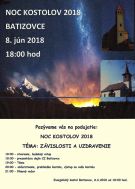Noc kostolov 2018  - Batizovce 1