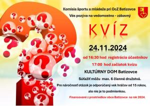 Vedomostno - zábavný KVÍZ 1